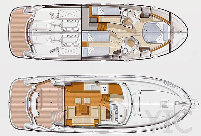 jeanneau motor boatsprestige 42 charter croatia 2469