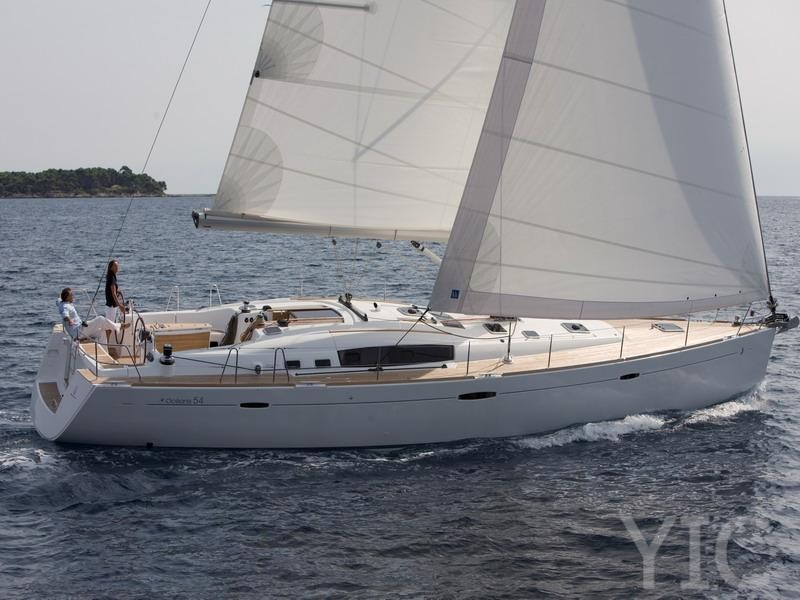 oceanis 54 sailing yacht in croatia charter on yachtsincroatia