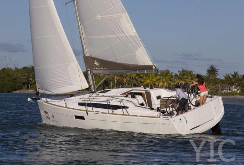 sun odyssey 349 yachts in croatia