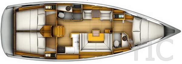 yacht charter croatia sun odyssey 419 2019 layout id76613